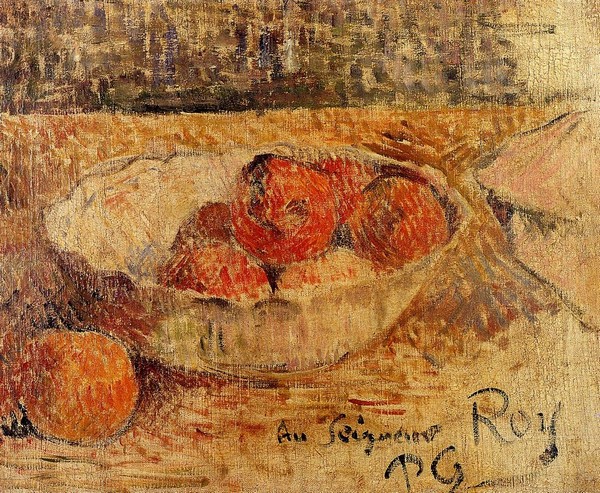 Fruit in a Bowl - Paul Gauguin Painting